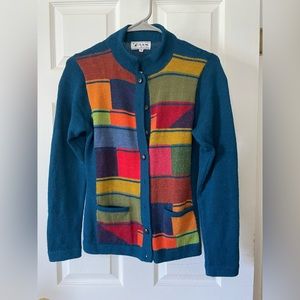 Authentic baby alpaca Sweater/Cardigan from Bolivia
